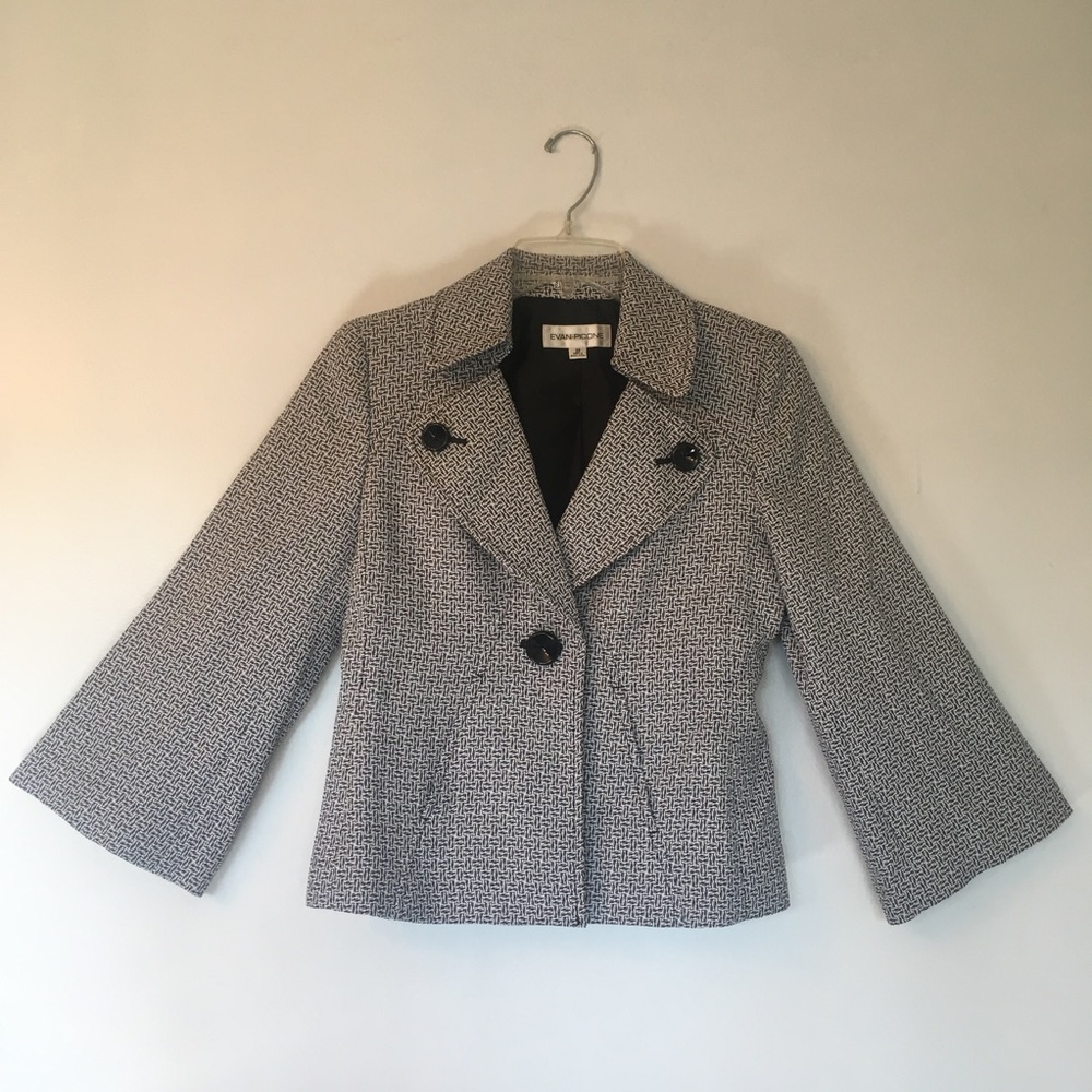 Vintage Evan-Picone Tailored Suit Coat Career 2P